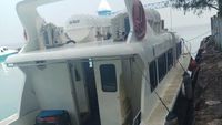 Potret Kapal Dishub yang Meledak di Kepulauan Seribu