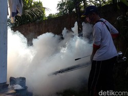 Cegah DB Menyerang Warga, Dinkes Pacitan Lakukan Fogging