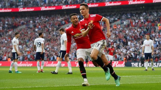 Ander Herrera menjadi penentu kemenangan Man United atas Tottenham.