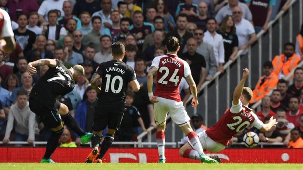 Arsenal Gilas West Ham 4-1