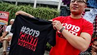 Kaus #2019GantiPresiden Ramai Dijual di CFD