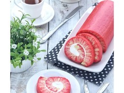 Hurricane Roll Cake, Bolu Gulung dengan Motif Badai yang Cantik