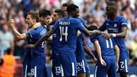 Ini jadi final kedua Chelsea di Piala FA dalam dua musim terakhir. Musim lalu, mereka harus puas jadi runner-up setelah dikalahkan Arsenal. Foto: Dan Istitene/Getty Images