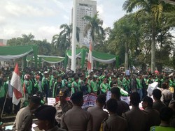 Ojol Geruduk DPRD Sumsel, Ini Tuntutannya