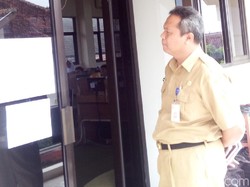 UNBK di SMP 1 Ungaran, Semarang juga Molor 1 Jam