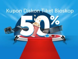 Beli Tiket Bioskop di Traveloka Bisa Dapat Diskon 50%!