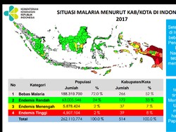 Masih Ada 5 Provinsi di Indonesia yang Belum Eliminasi Malaria