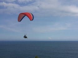 Serunya Menikmati Panorama Pantai Buyutan dengan Paralayang