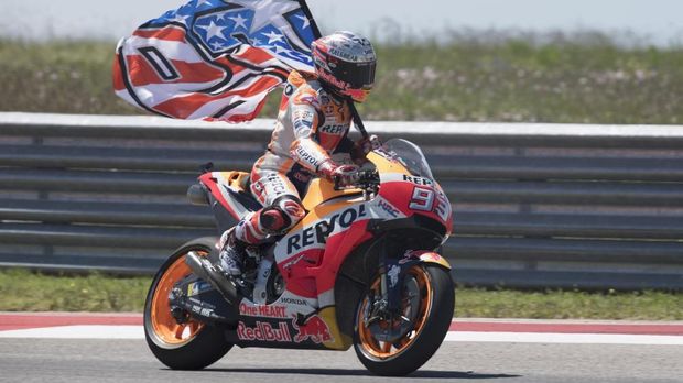 Marquez raih catatan terbaik di MotoGP Amerika Serikat pada musim lalu.