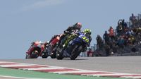 Rossi baru dua kali podium di MotoGP Amerika Serikat.