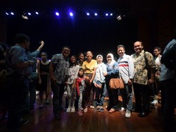 Saat Ketum PPP Kagum Lihat Penampilan Paduan Suara Siswa SMP