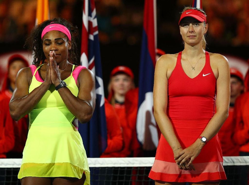 Sharapova Takkan Pernah Berteman dengan Serena