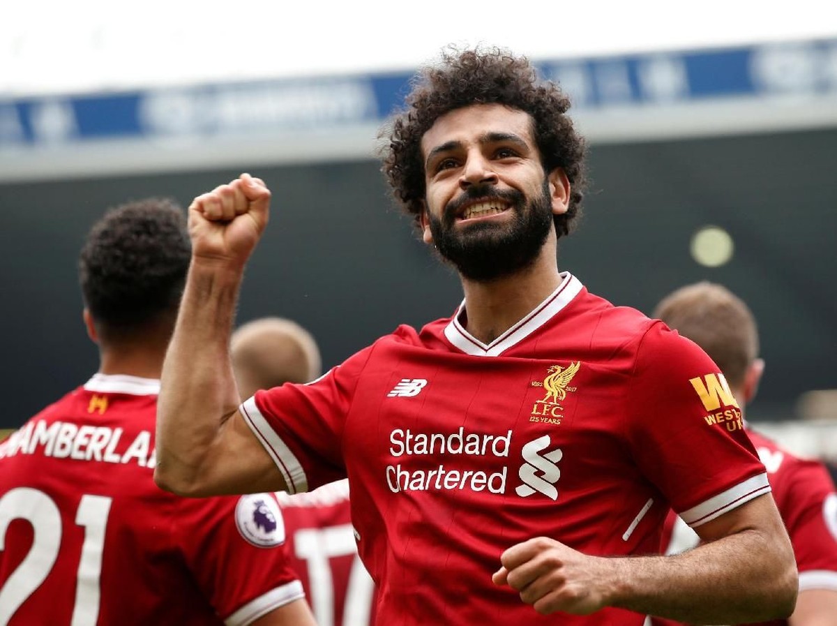 Mohamed Salah memberikan wajah muslim yang berbeda di Inggris dan Eropa (Andrew Yates/Reuters)