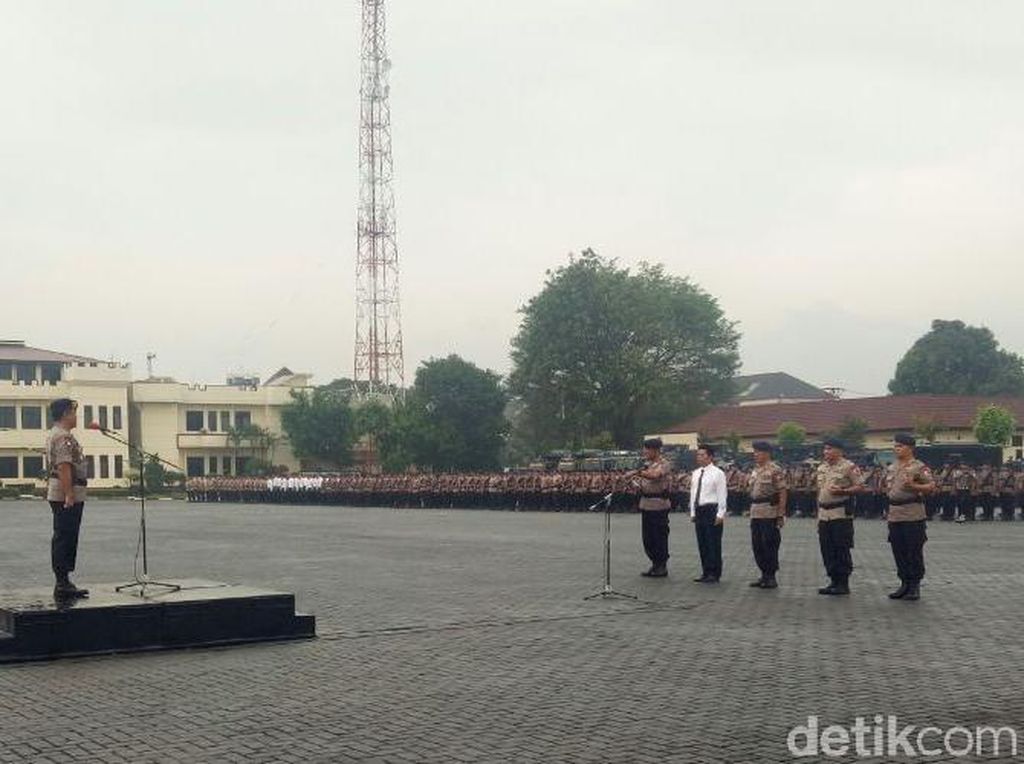 Brimob Gelar Apel Pengamanan Asian Games, Ops Ketupat dan May Day Brimob Gelar Apel Pengamanan Asian Games, Ops Ketupat dan May Day