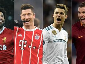 Statistik: Ronaldo vs Lewandowski dan Salah vs Dzeko