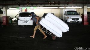 Tempat Parkir Ini Akan Jadi Lokasi Penampungan Pedagang Blok G Tn Abang