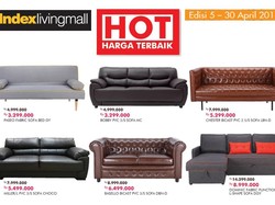 Sofa Cantik Turun Harga di Index Living Mall