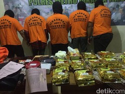5 Pengedar Sabu di Jaktim Ditangkap, 14 Kg Disita