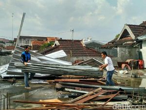 Angin Puting Beliung Sapu Yogya, 34 Rumah Rusak, 1 Orang Luka
