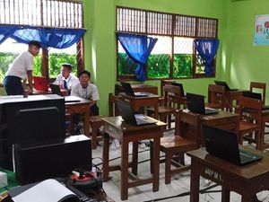13 Unit Laptop untuk UNBK di SMP Muhammadiyah Koja 14 Dicuri