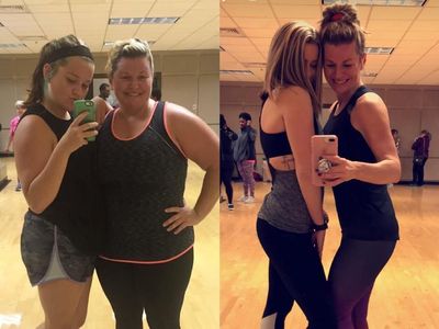 Wow! Transformasi Ibu dan Anak Olahraga Bersama Pangkas Total 83 Kg