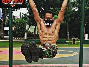 Foto: Kekarnya Mayor Eka Wira, Prajurit Sparta dari TNI