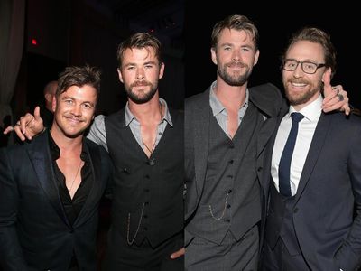 Saudara Kandung dan Tiri Chris Hemsworth di Premier Infinity War
