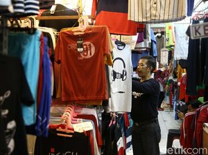 Akan Direlokasi, Begini Suasana di Pasar Blok G Tanah Abang