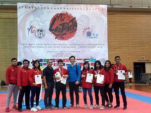 Taekwondoin UTI Pro Sukses di WATA Open Intercontinental Championship