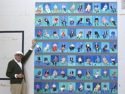 82 Potret Langka Seniman David Hockney Dipamerkan di Los Angeles