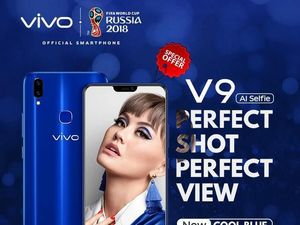Unik! Vivo Hadirkan V9 Berwarna Biru Futuristik
