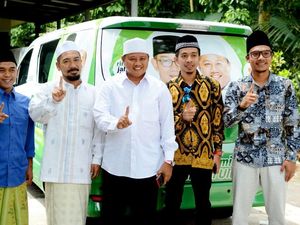 Cawagub Uu: Alhamdulillah Dukungan Pesantren Terus Mengalir