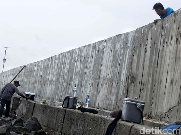 Ini Bentuk Tanggul Penahan Banjir Jakarta