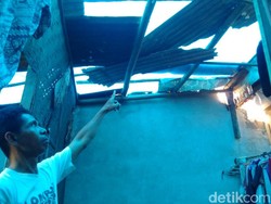 Suasana Horor Saat Puting Beliung Menerjang Yogya Kemarin