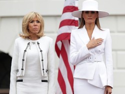 Istri Presiden Prancis Ungkap Fakta Melania Trump Tak Boleh Keluar Rumah