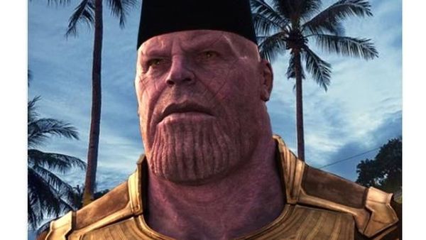 Avengers: Infinity Wars Tayang, Meme Kocak Thanos Bertebaran