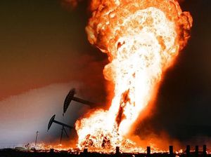 Sumur Minyak Ilegal Kembali Terbakar di Keluang Muba Sumur Minyak Ilegal Kembali Terbakar di Keluang Muba