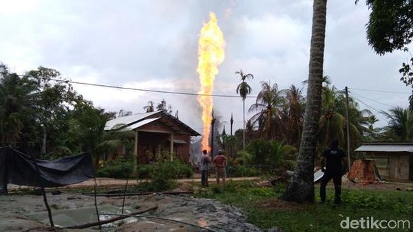Api Belum Padam, Begini Kondisi Terkini Sumur Ilegal Aceh Timur