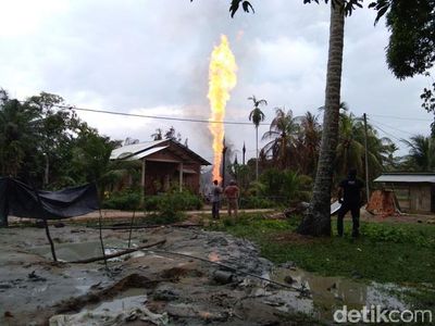 Api Belum Padam, Begini Kondisi Terkini Sumur Ilegal Aceh Timur