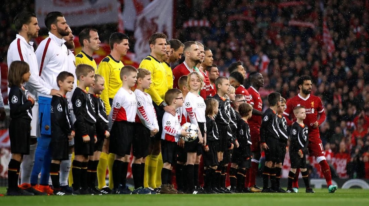 Liverpool vs AS Roma di Anfield pekan lalu (Foto: Carl Recine/Action Images via Reuters)