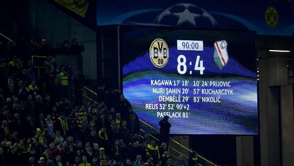 Foto: Skor-skor Besar di Laga Liga Champions