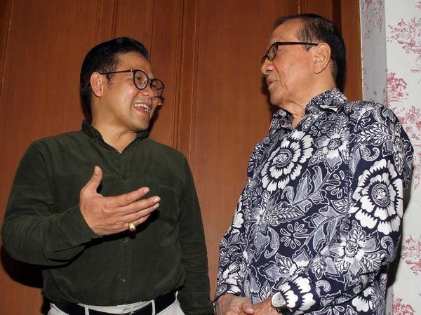 Saat Cak Imin Anjangsana ke Akbar Tandjung