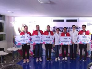 Lima Petenis Indonesia Dapat Asuransi Gratis Senilai Rp 500 Juta