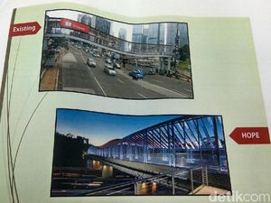 JPO Sudirman Berkonsep Modern, Anies: Cermin Jakarta Kota Maju JPO Sudirman Berkonsep Modern, Anies: Cermin Jakarta Kota Maju