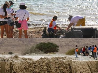 Riuh Dunia dalam Gambar: Banjir Israel-Palestina, Boracay Dibersihkan