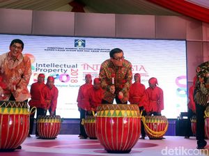 Yasonna Laoly Buka Pameran Hari Kekayaan Intelektual Sedunia