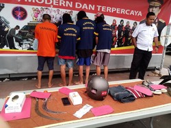 Uang Hasil Rampokan Geng Naterman Dipakai Pesta Miras