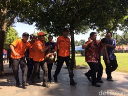 Simulasi Gempa di Jember, Warga Berlarian Selamatkan Diri