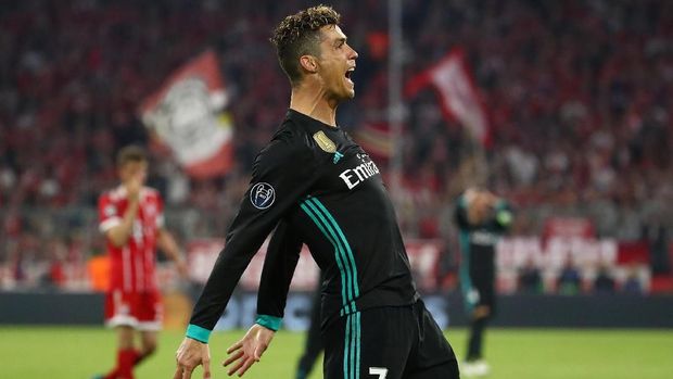 Cristiano Ronaldo tak sanggup cetak on target lawan Bayern Munchen.