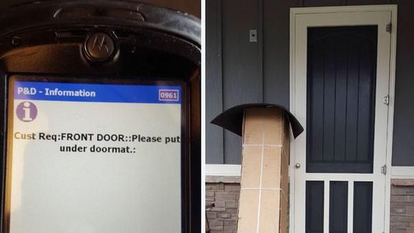 Pernah Lihat Petugas Pengirim Paket Jahil? Seperti Ini Nih